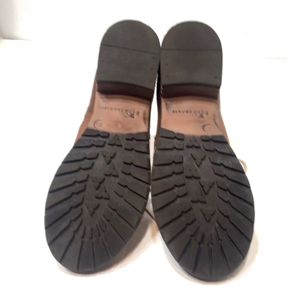 Dromedaris oxford laser cut out block heel EU36 Kaya tan brown - Picture 13 of 16